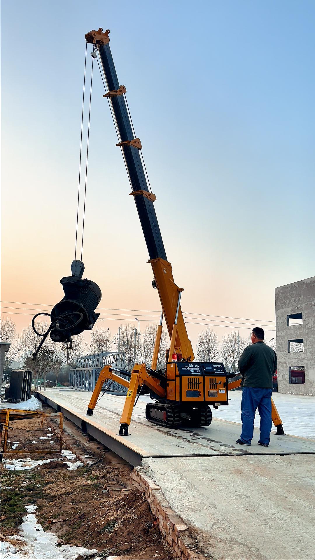 華鷹機械蜘蛛型吊車一般都在什么地方使用？